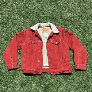Levi's Kids Corduroy Jacket with Sherpa Lining